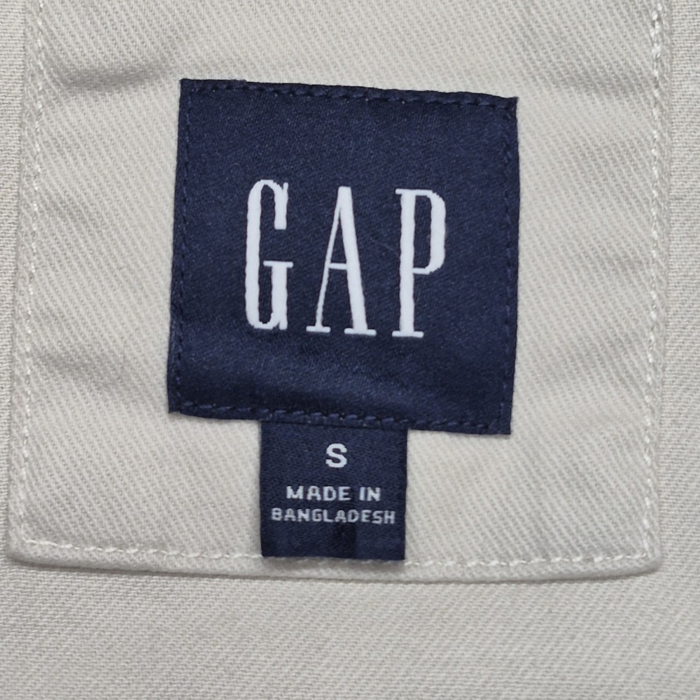 Gap Utility Field Jacket Womens S Beige Full Zip Drawstring Waist Anorak - Picture 4 of 16